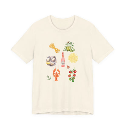 Italia Shirt, Coastal Grandma, Italian Summer Meal Tee - PopCultureByDesign36