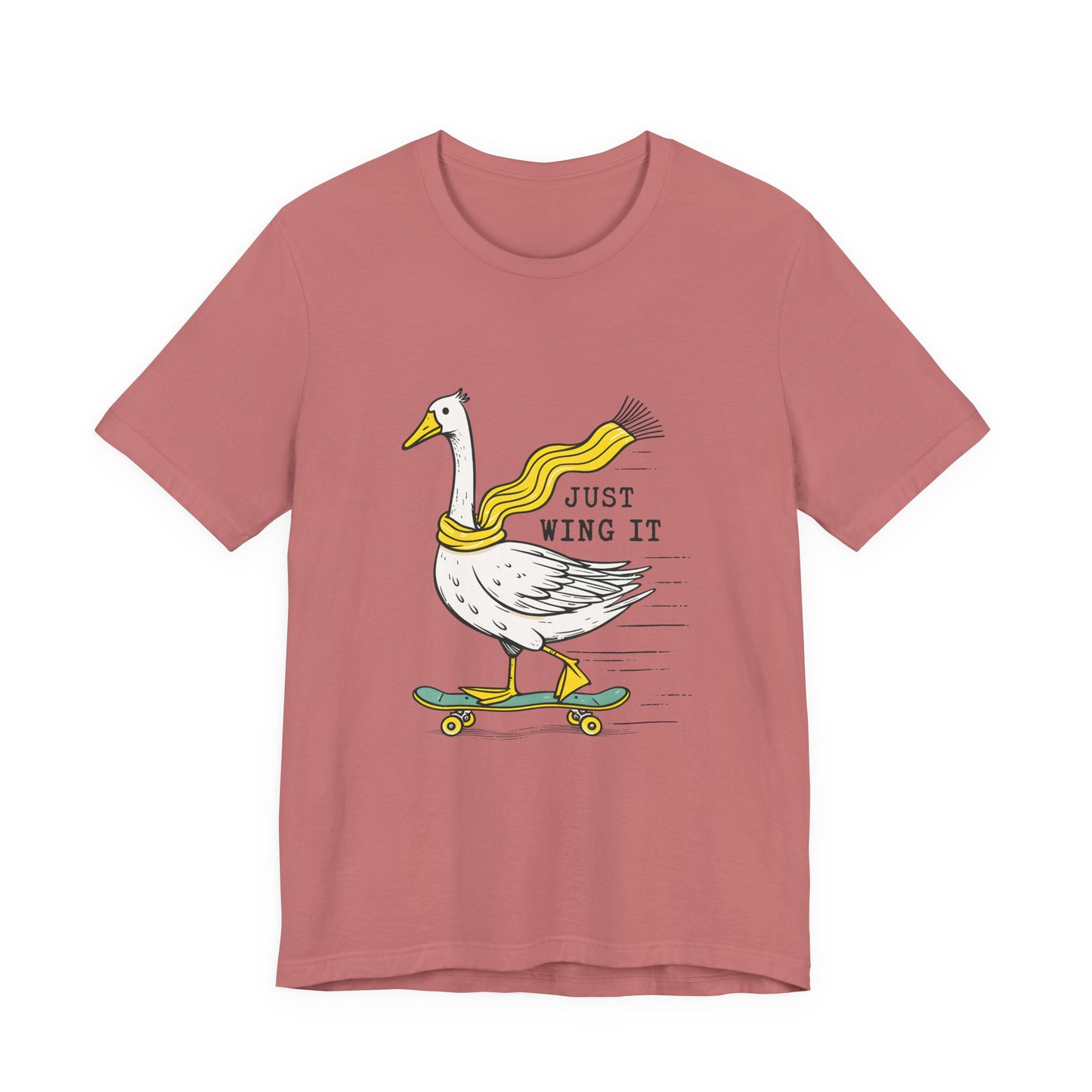 Pun Humor Bird Tee, Bird Lover Gift, Funny Bird Shirt, Skateboard Goose - PopCultureByDesign36