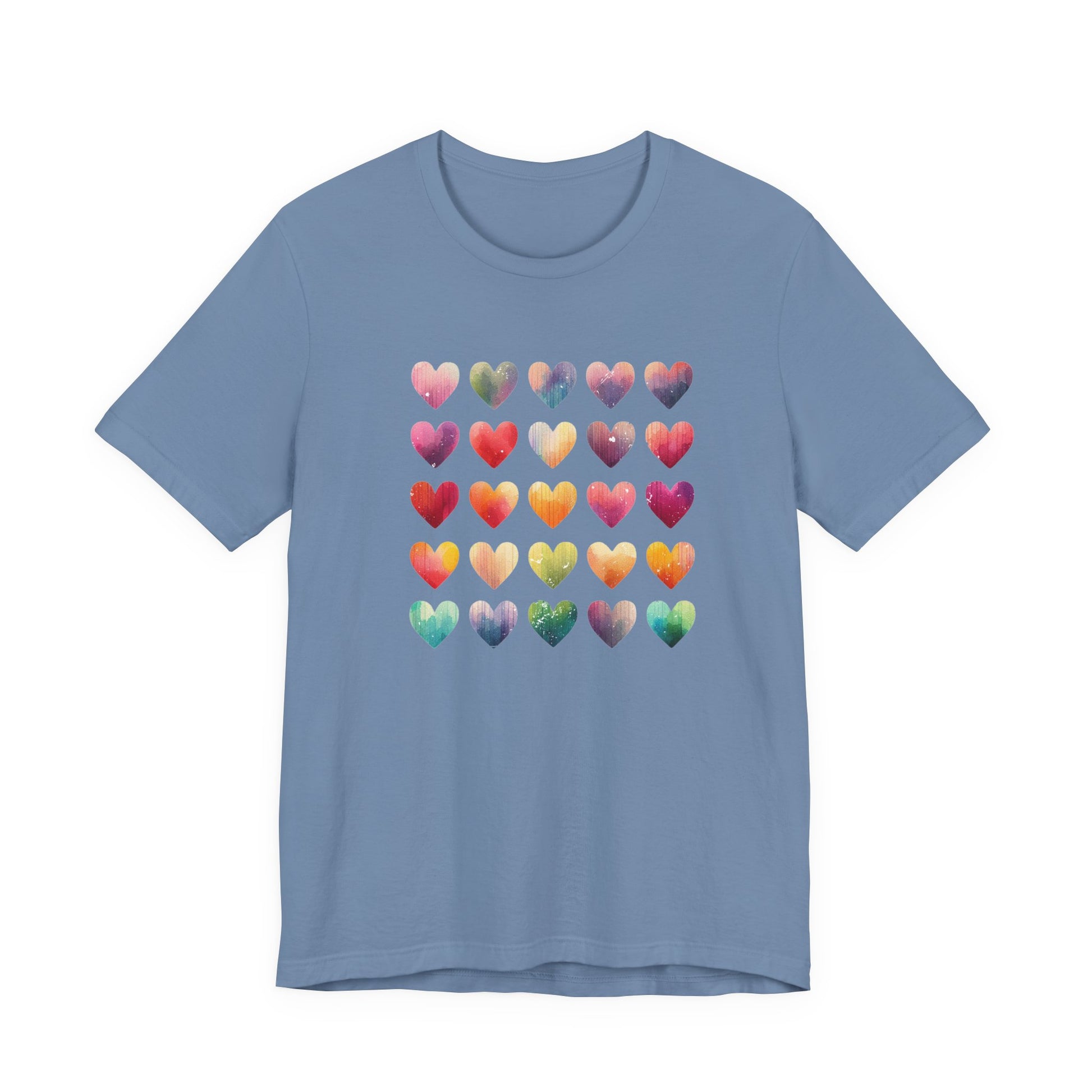 Bohemian Artsy Watercolor Shirt, Watercolor Tee, Watercolor Heart Tee - PopCultureByDesign36