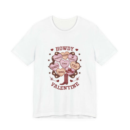 Candy Heart Shirt, Valentine's Day Gift, Country Conversation Hearts Shirt - PopCultureByDesign36