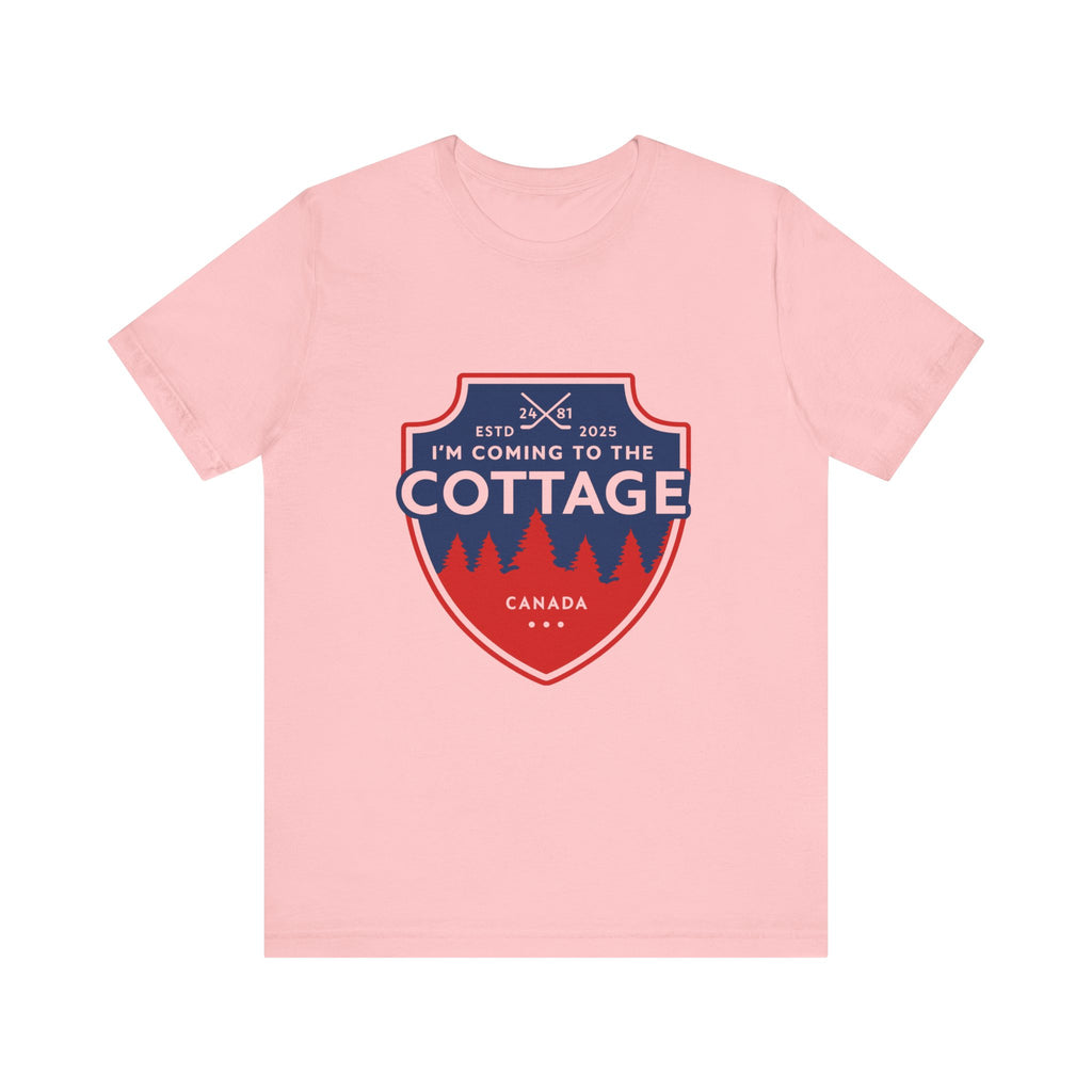 Cottage Hockey Tee — “I’m Coming to the Cottage” Canadian Hockey Lover Shirt by PopCultureByDesign36