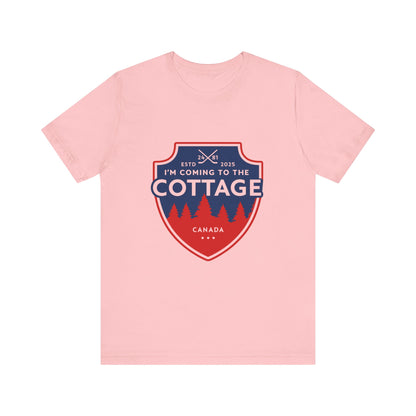Cottage Hockey Tee — “I’m Coming to the Cottage” Canadian Hockey Lover Shirt