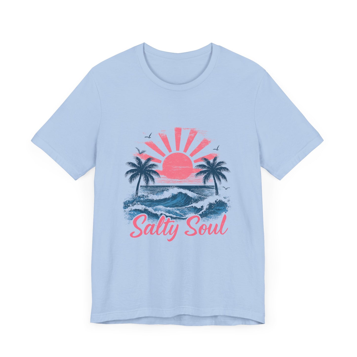 Retro Salty Soul Shirt, Summer Salty Soul T-shirt, Trendy Summer Shirt - PopCultureByDesign36
