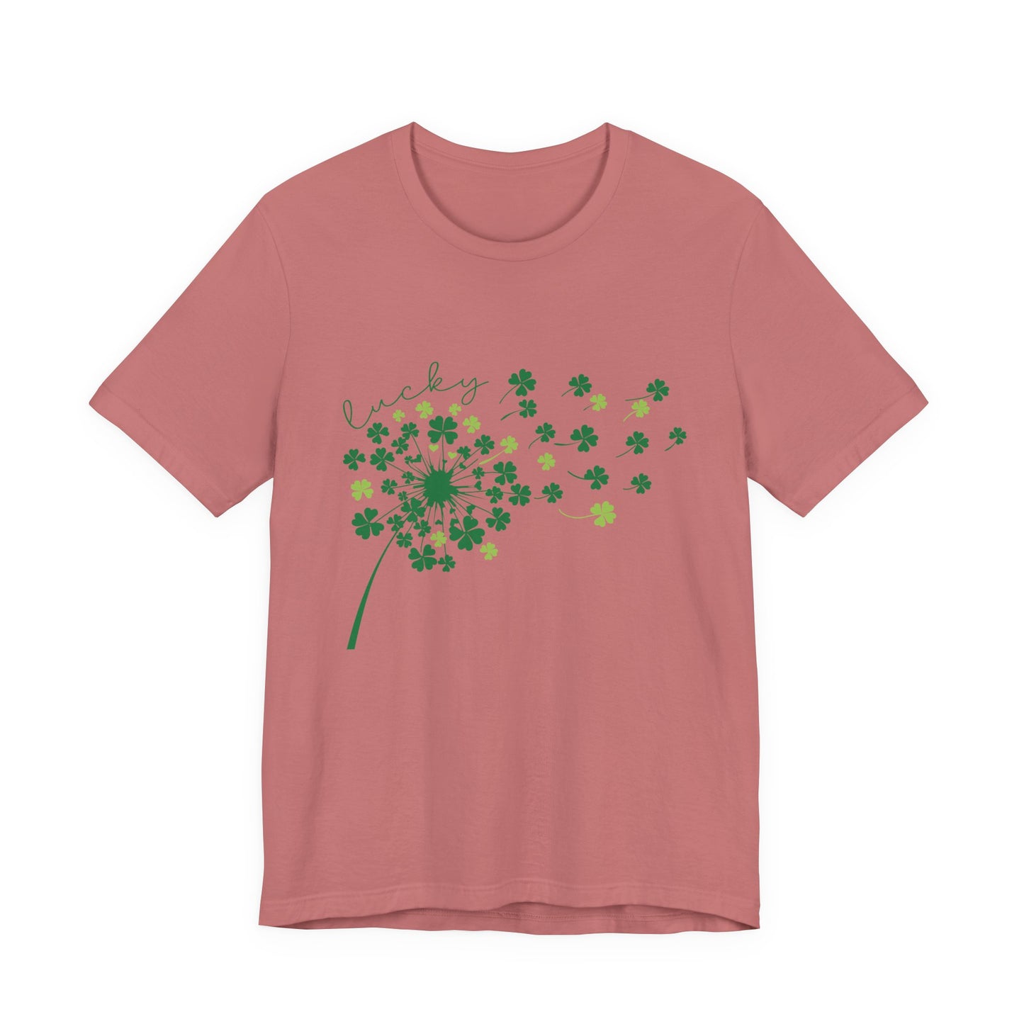 Lucky Shirt, St Patricks Day Shirt, Shamrock Heart T-Shirt - PopCultureByDesign36