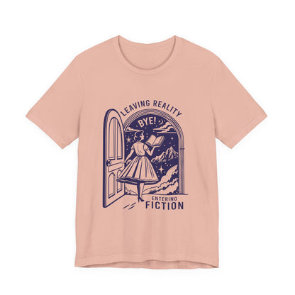 Leaving Reality, A Well Read Woman Shirt, Reading Shirt, Librarian Shirt - PopCultureByDesign36