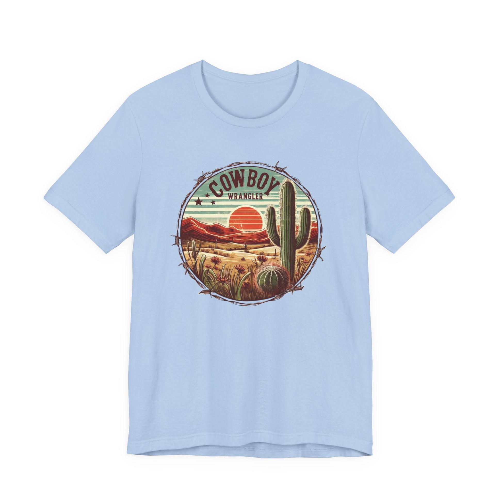 Cowboy Wrangler Shirt, Texas Shirt, Country Music Shirt, Western Shirt - PopCultureByDesign36