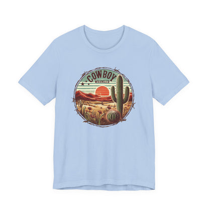 Cowboy Wrangler Shirt, Texas Shirt, Country Music Shirt, Western Shirt - PopCultureByDesign36