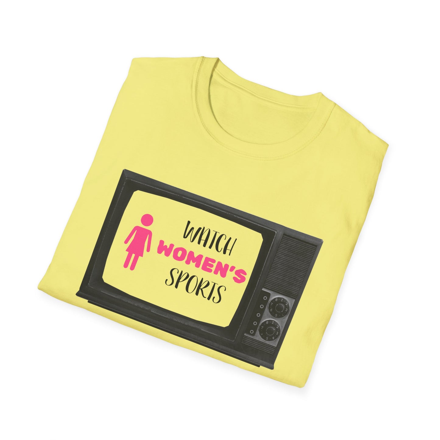 Watch Womens Sports, Women's Sports Supportive T-Shirt, Women In Sports - PopCultureByDesign36