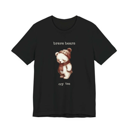 Brave Bears Cry Too Shirt, Vintage Bear Shirt, My tummy Hurts Shirt - PopCultureByDesign36