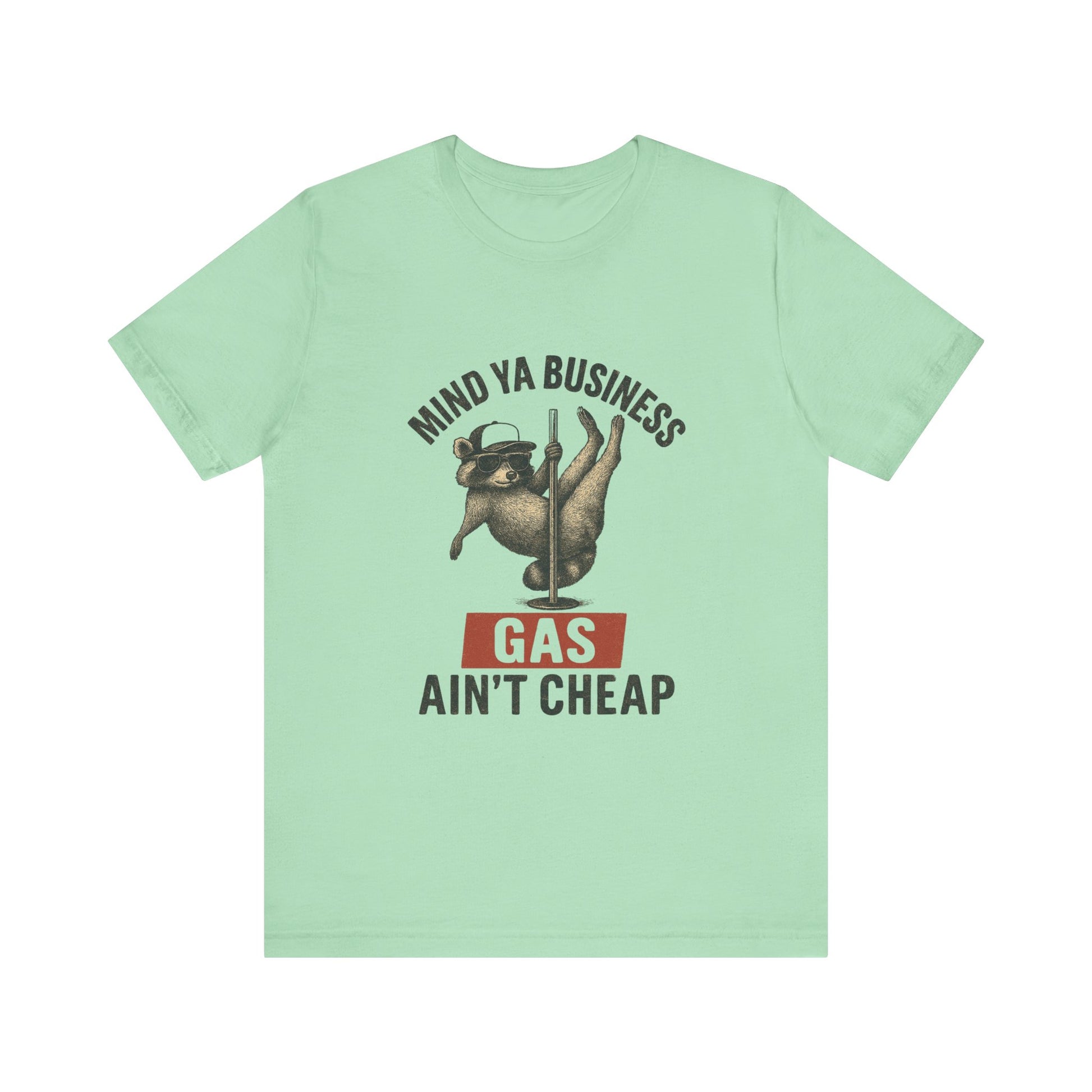 Funny Raccoon Pole Dancing Unisex Tee, Humorous Graphic Tee, - PopCultureByDesign36