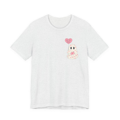 Valentine's 'Be My Boo' Ghost Tee — Cute Ghost Holding 'Be Mine' Balloon