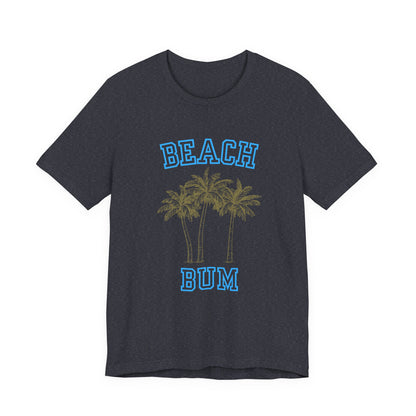 Beach Bum Palm Tree Shirt, Tropical Island Vacation Clothing, Palm Tree Lover Gift - PopCultureByDesign36