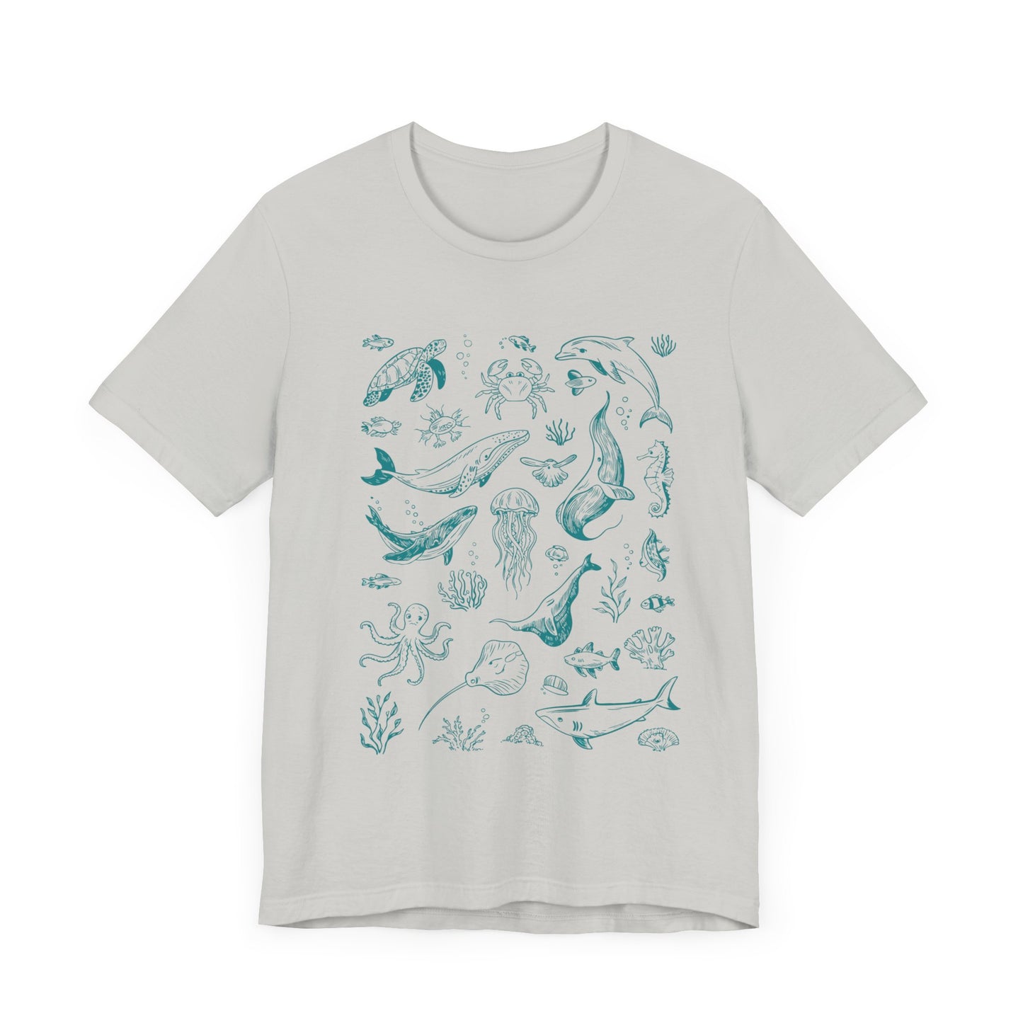 Vintage Ocean Tattoo Style T-Shirt, Retro Ocean Shirt, Ocean Shirt For Men - PopCultureByDesign36