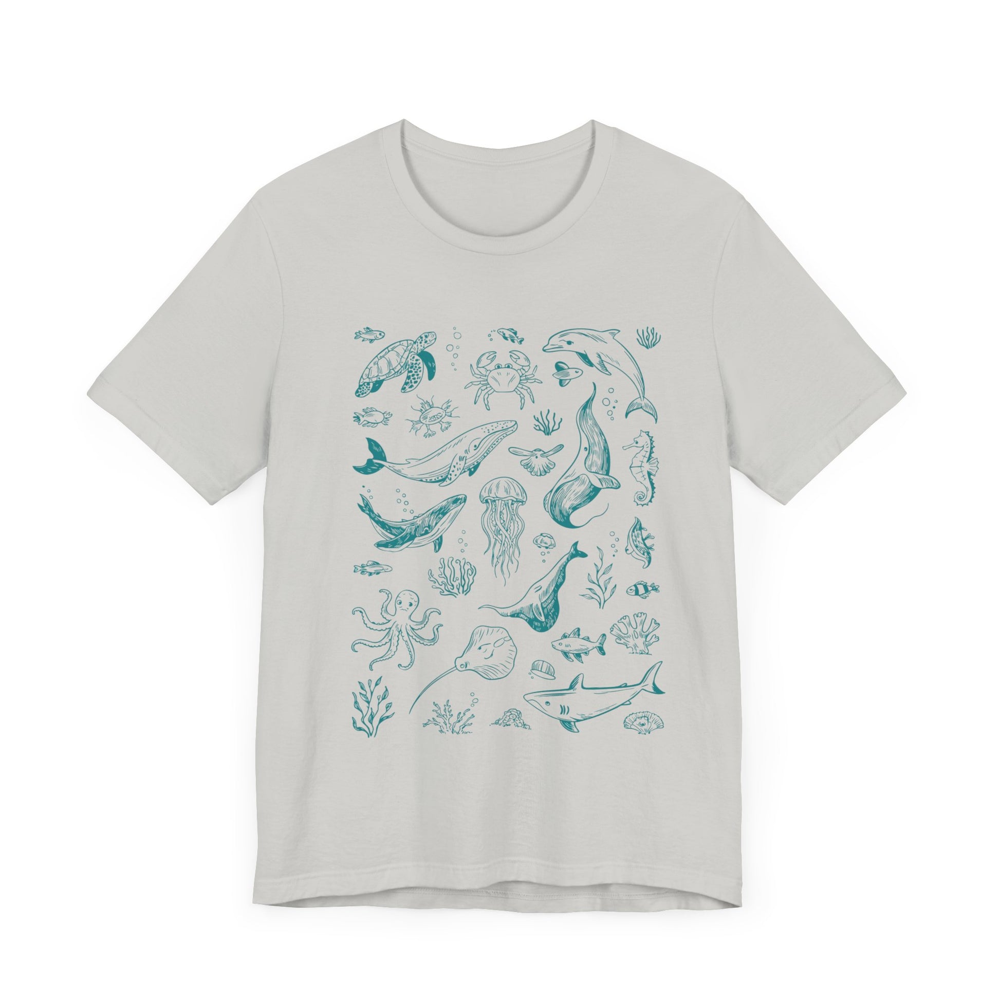Vintage Ocean Tattoo Style T-Shirt, Retro Ocean Shirt, Ocean Shirt For Men - PopCultureByDesign36