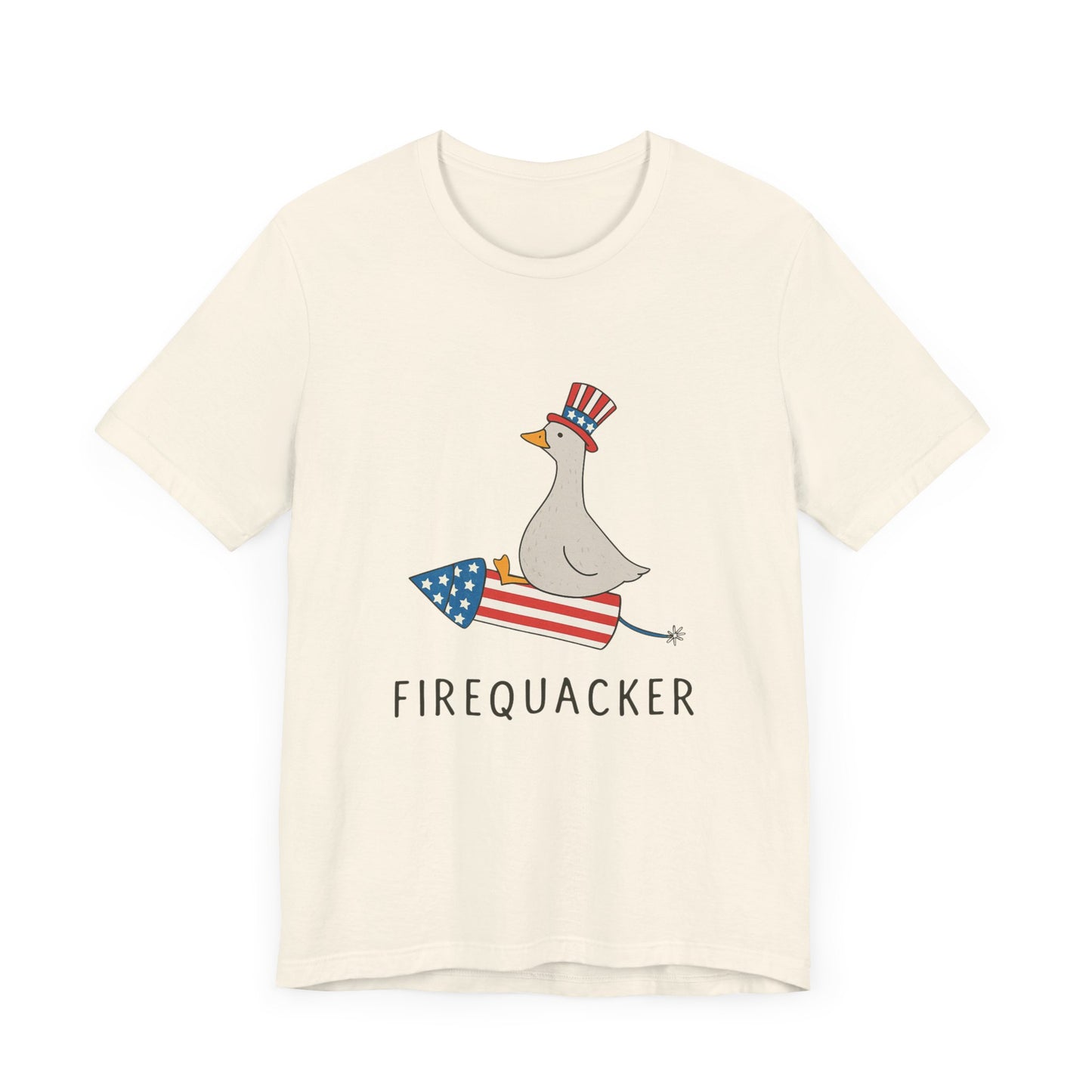 Firequacker Shirt, Funny Fourth Of July Shirt, Funny Goose Shirt - PopCultureByDesign36