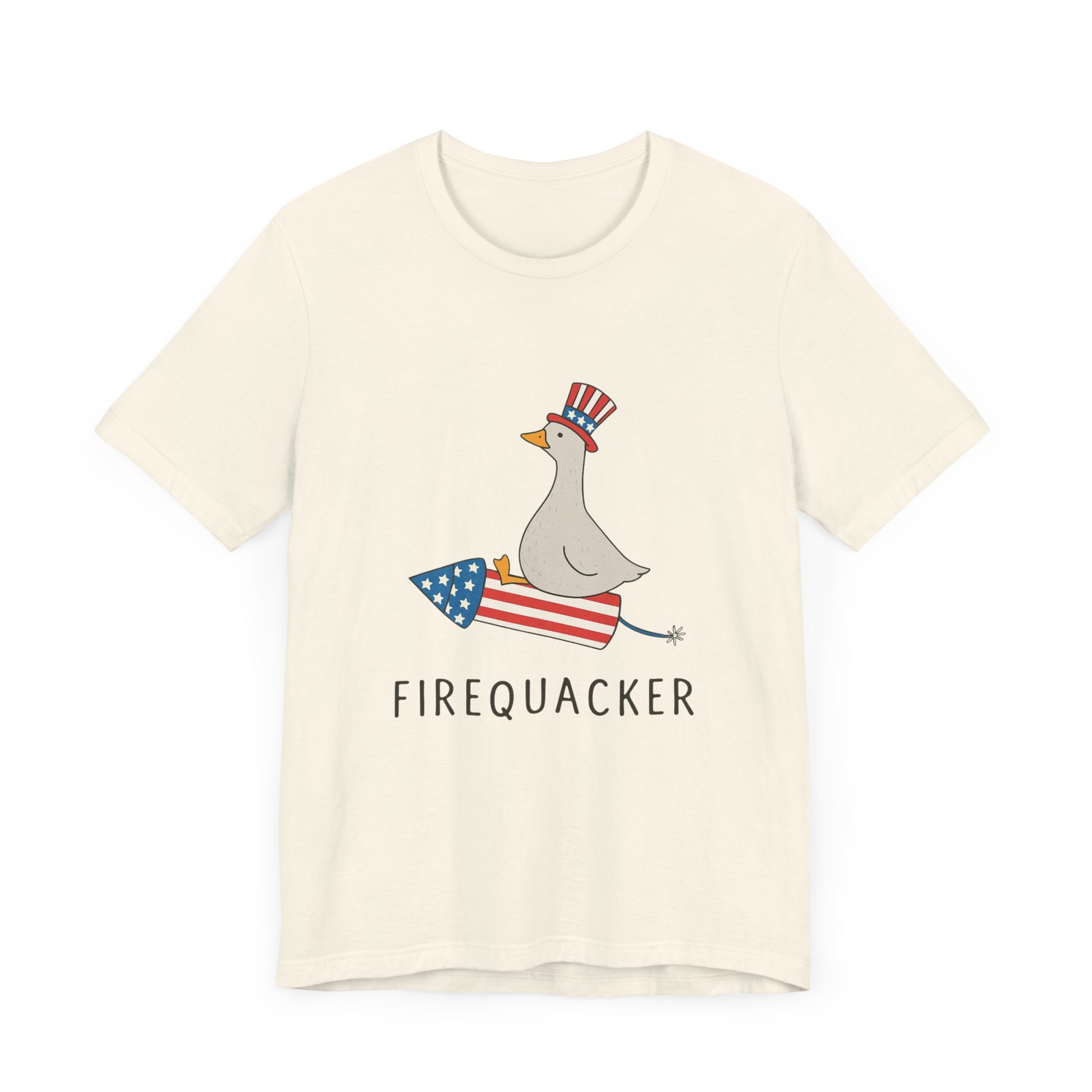 Firequacker Shirt, Funny Fourth Of July Shirt, Funny Goose Shirt - PopCultureByDesign36