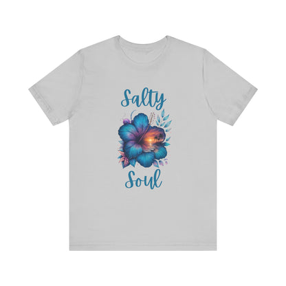 Summer Salty Soul T-shirt, Trendy Summer Shirt, Retro Summer T-shirt - PopCultureByDesign36