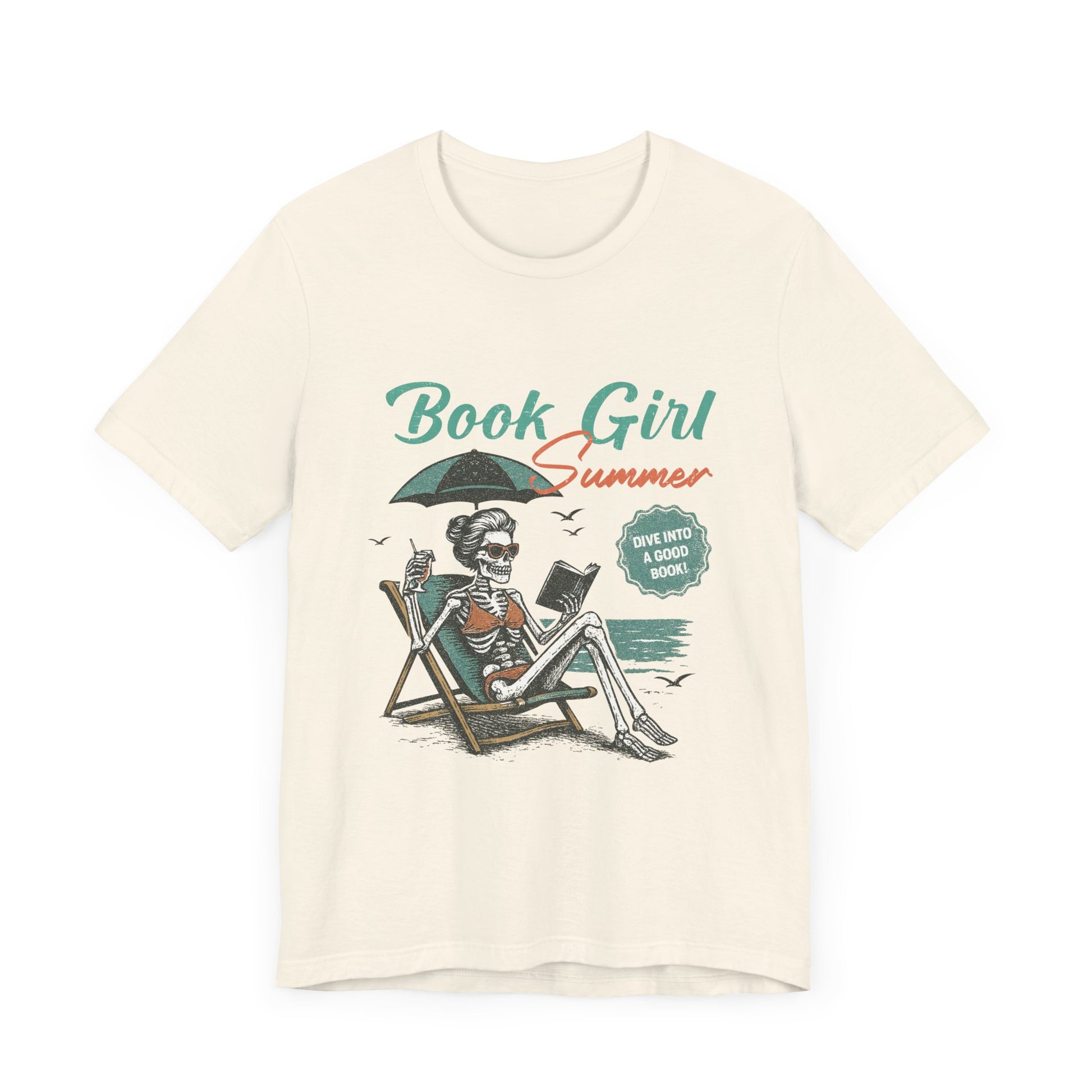 Book Girl Summer Shirt, Reading Lover Tee, Literary Bookworm Top - PopCultureByDesign36