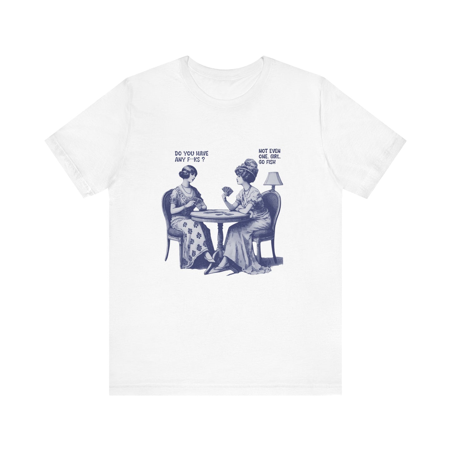 Funny Card Playing Tee, Card Playing Lovers Tee, Vintage Style Top - PopCultureByDesign36