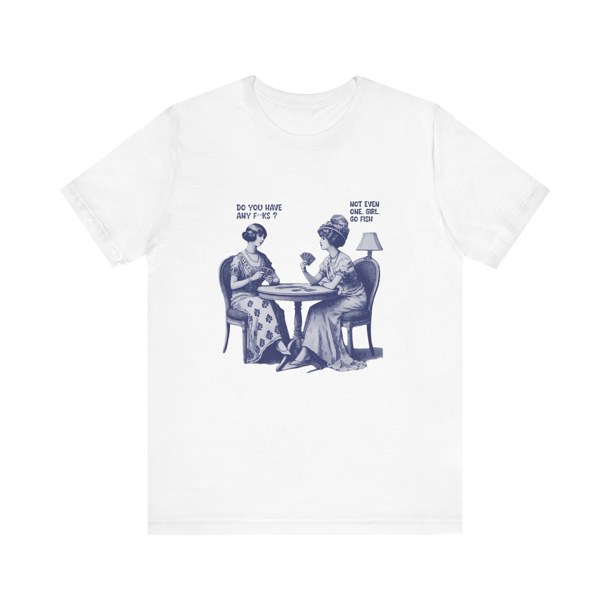 Funny Card Playing Tee, Card Playing Lovers Tee, Vintage Style Top - PopCultureByDesign36