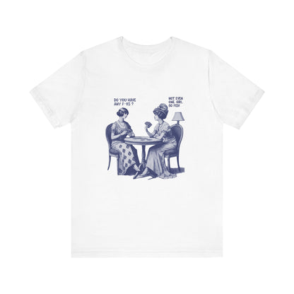 Funny Card Playing Tee, Card Playing Lovers Tee, Vintage Style Top - PopCultureByDesign36