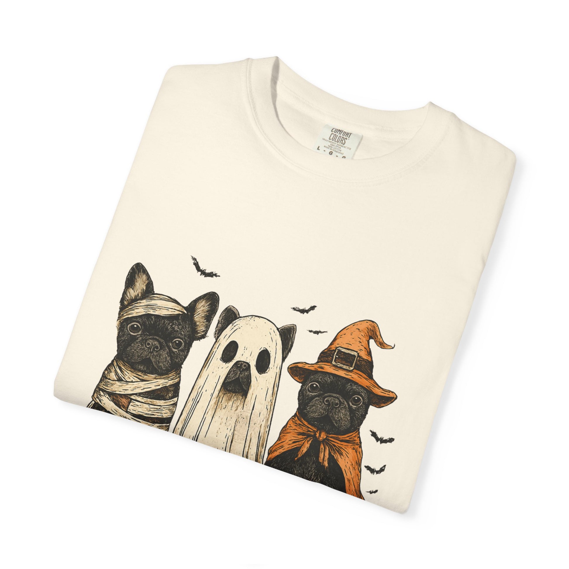 French Puppies Halloween T-shirt, Cute Frenchie Halloween, Dog Lover Shirt - PopCultureByDesign36