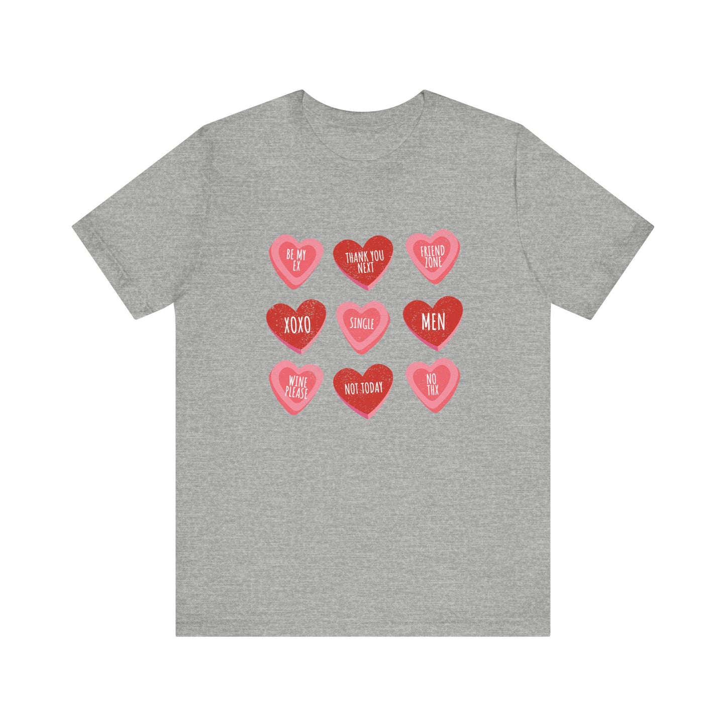 Candy Heart Shirt, Valentine's Day Gift, Conversation Hearts Shirt - PopCultureByDesign36