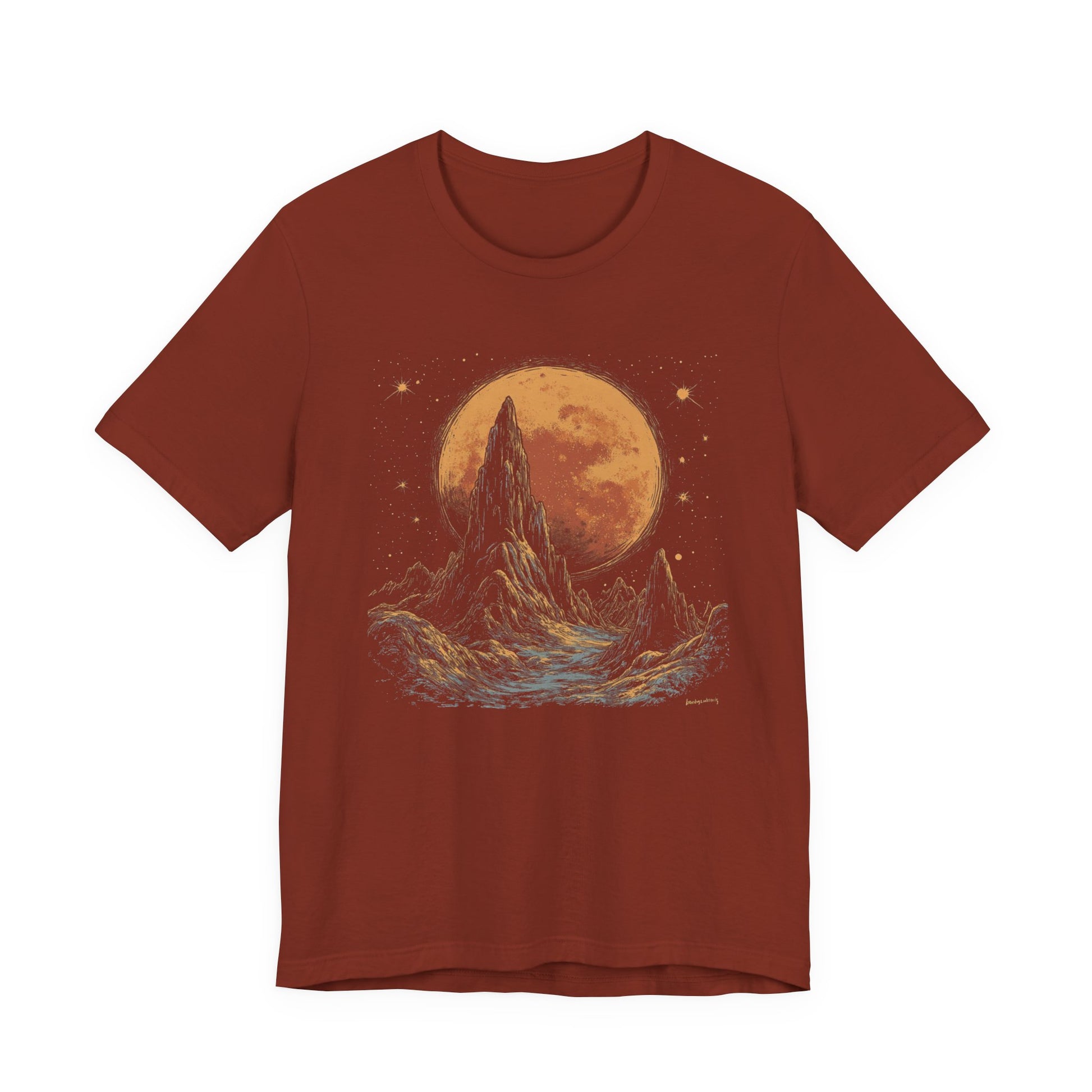 Mystic Moon And Mountains Shirt, Mystical Moon Phase Shirt - PopCultureByDesign36