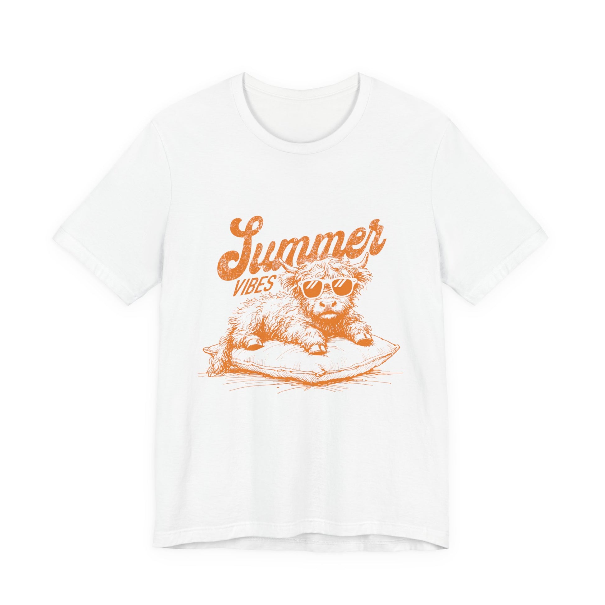 Summer Vibes Highland Cow Shirt, Western Shirt, Cow Shirt - PopCultureByDesign36