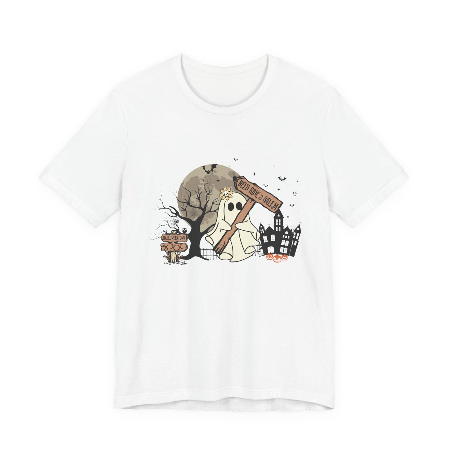 Funny Ghost Needing a Ride, Funny Ghost Shirt, Hitchhiking Ghost Shirt - PopCultureByDesign36