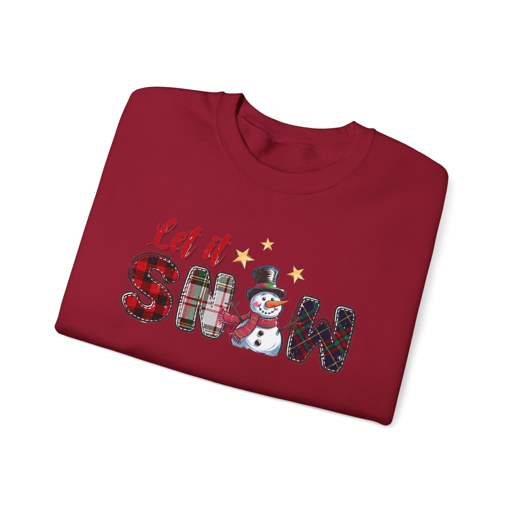 Let It Snow Sweatshirt, Christmas Tis The Season Sweatshirt, Merry Christmas - PopCultureByDesign36