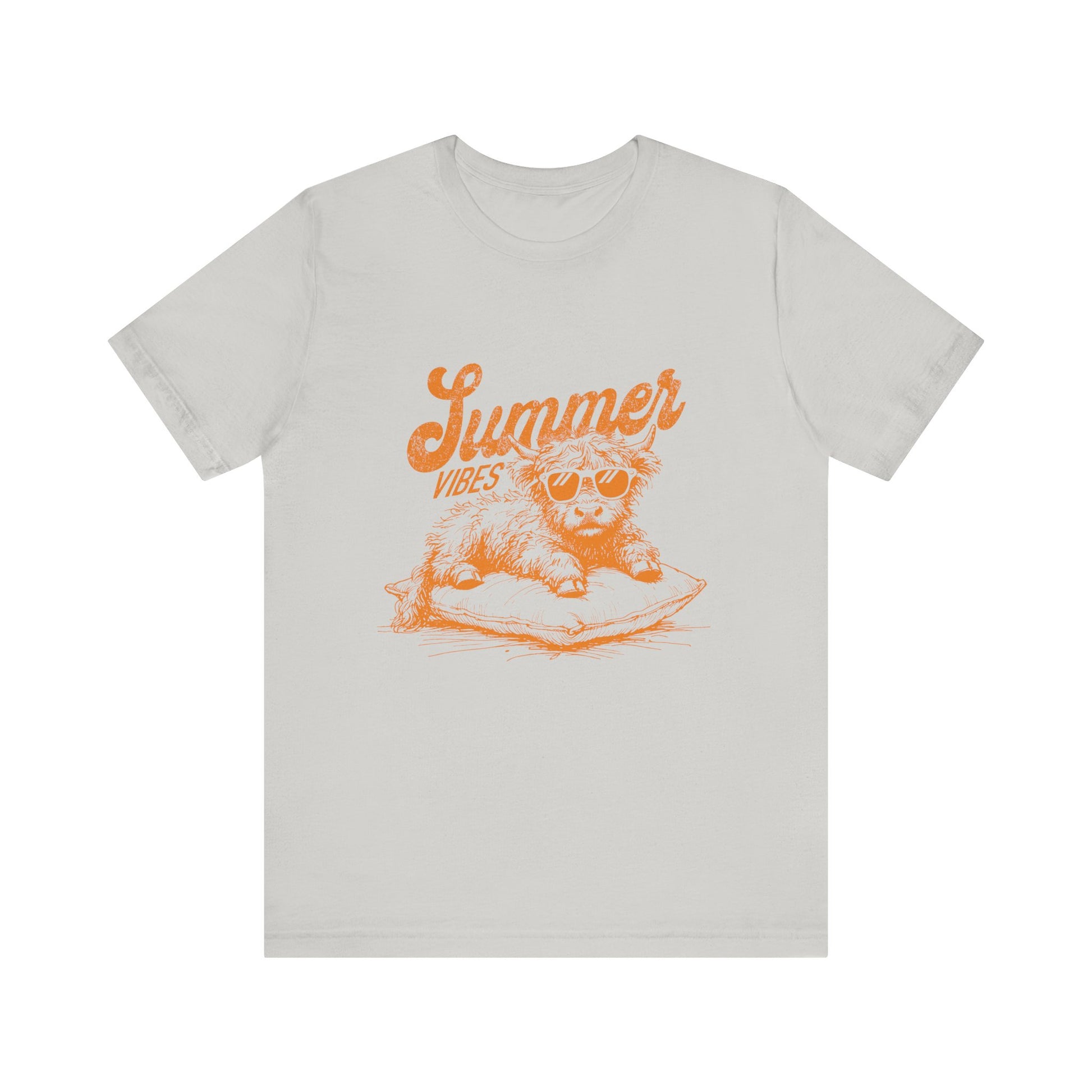 Summer Vibes Highland Cow Shirt, Western Shirt, Cow Shirt - PopCultureByDesign36