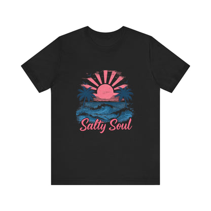 Retro Salty Soul Shirt, Summer Salty Soul T-shirt, Trendy Summer Shirt - PopCultureByDesign36
