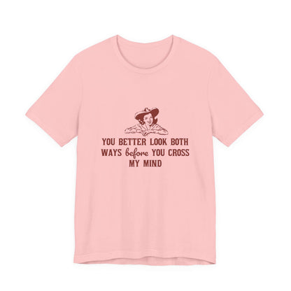 Funny Cowgirl Shirt, Humorous Top, Sarcastic Cowgirl Shirt featuring a quirky design on a pink tee.