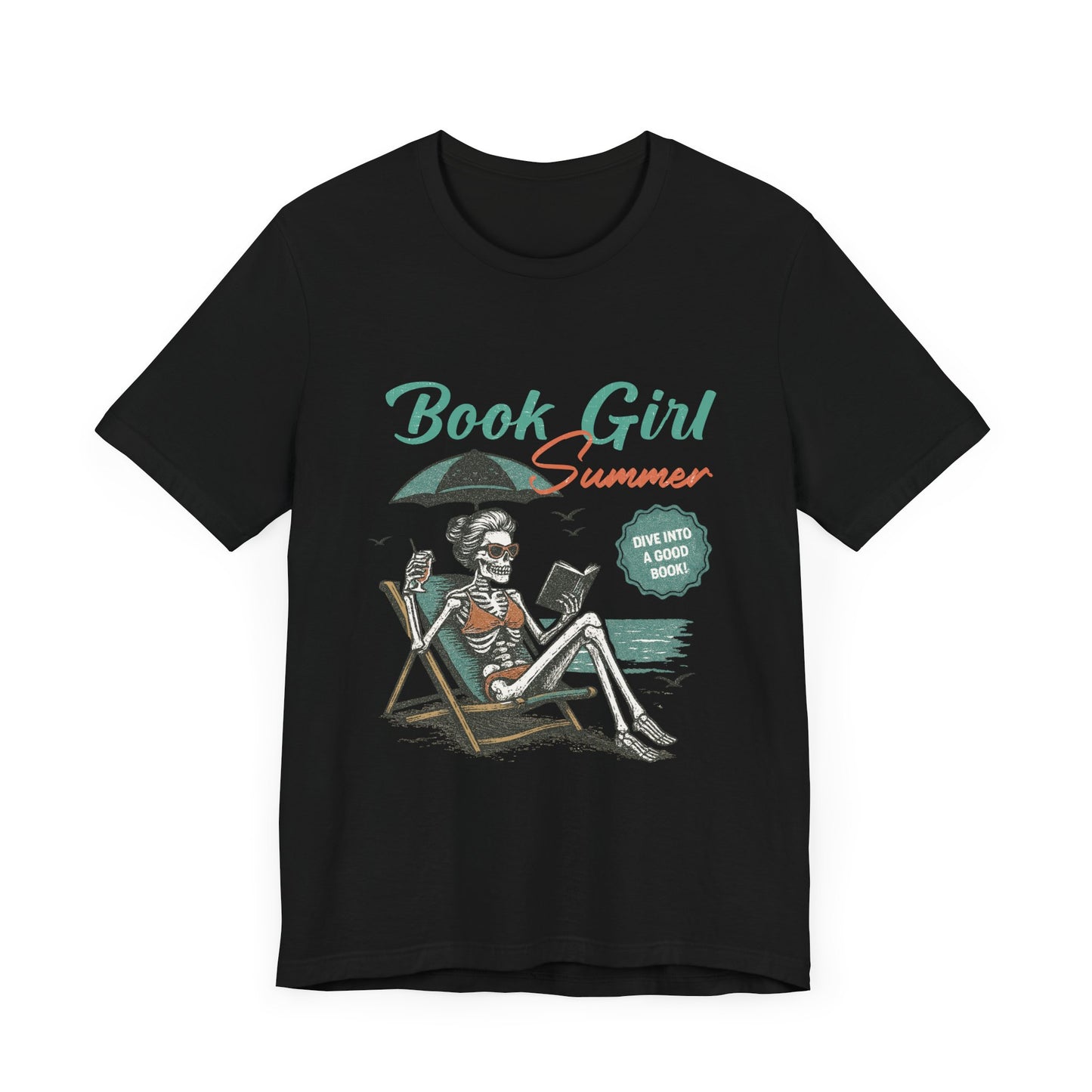 Book Girl Summer Shirt, Reading Lover Tee, Literary Bookworm Top - PopCultureByDesign36