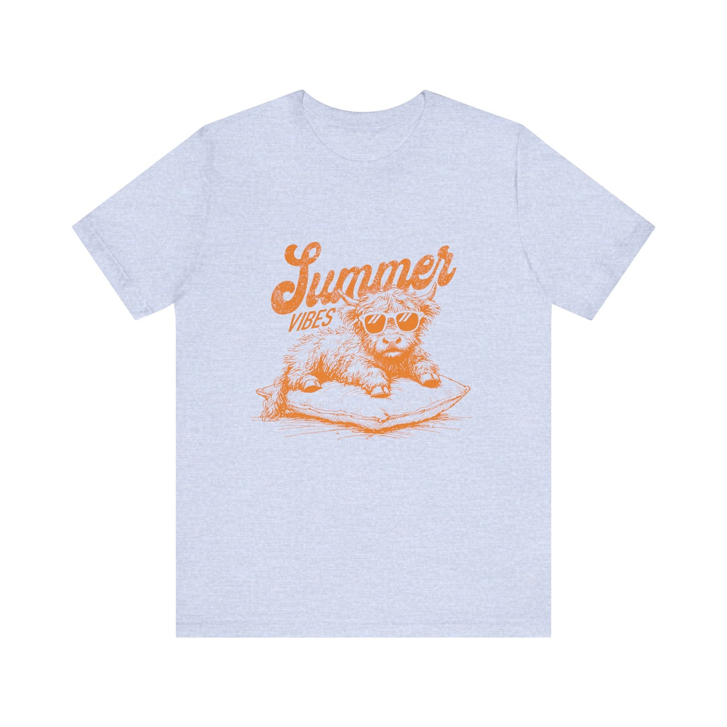 Summer Vibes Highland Cow Shirt, Western Shirt, Cow Shirt - PopCultureByDesign36