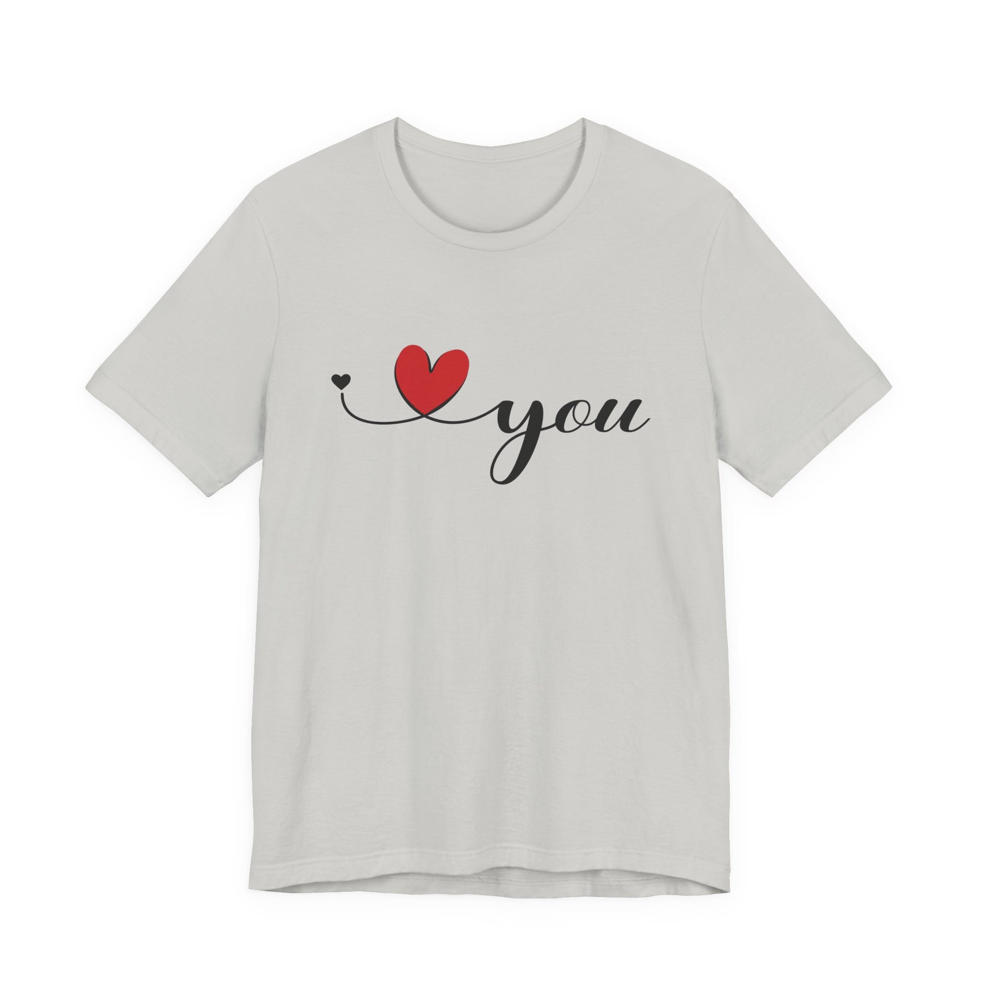 I Love You Shirt, Love Shirt, Valentines Day Shirt, I Love You Minimalist Shirt - PopCultureByDesign36