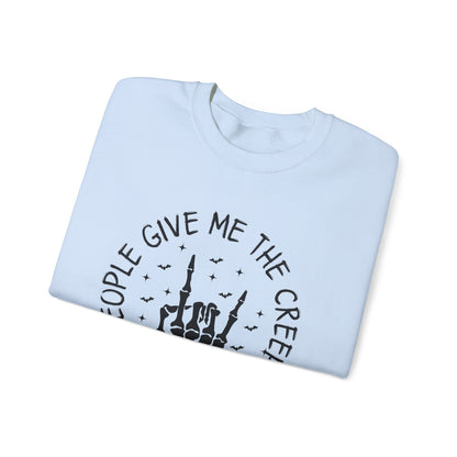 The Creeps Sweatshirt, Skeleton Hands Shirt, Skull Halloween Sweatshirt - PopCultureByDesign36