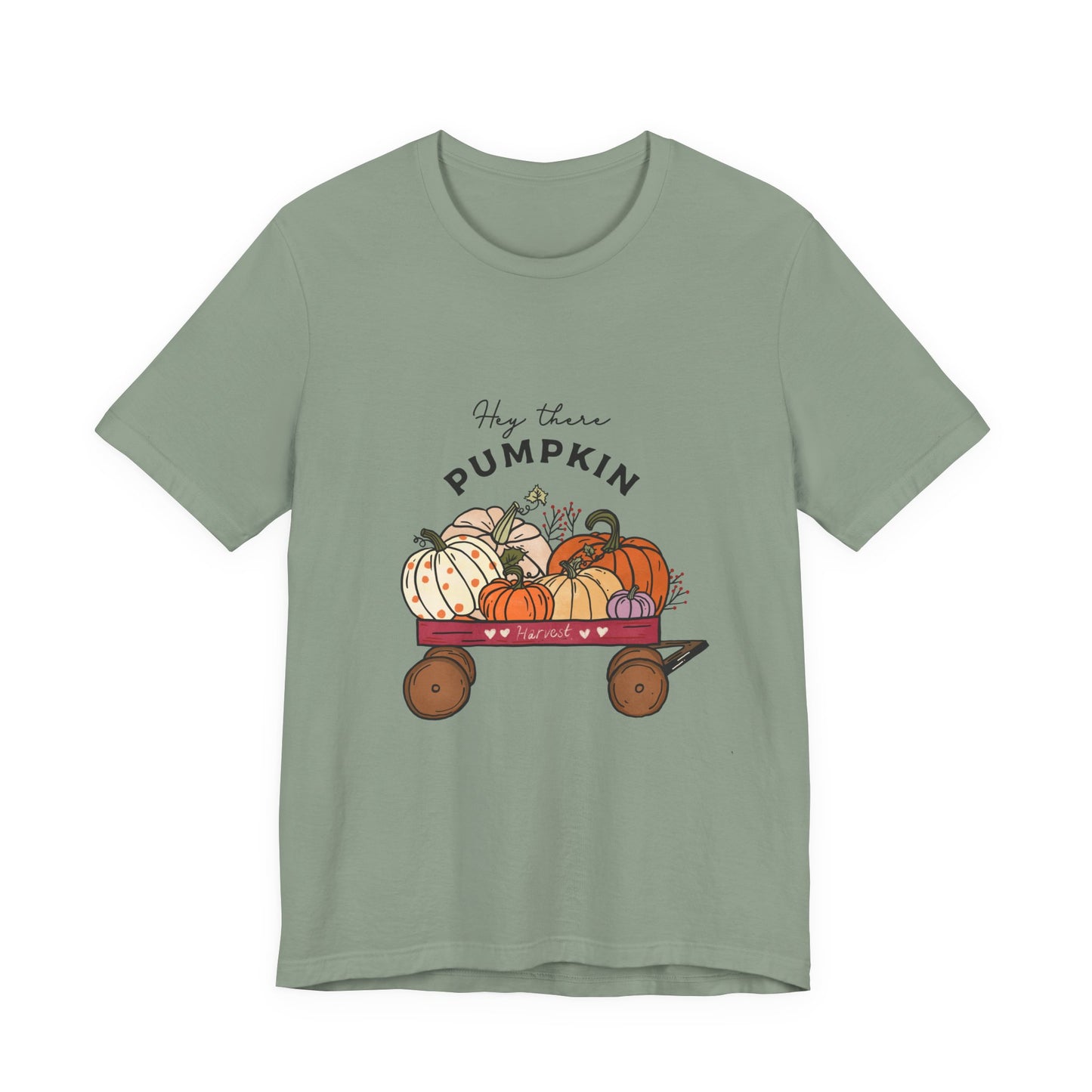 Hey There Pumpkin Unisex Tee, Autumn Halloween Pumpkin T-Shirt - PopCultureByDesign36