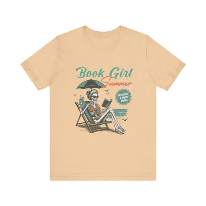 Book Girl Summer Shirt, Reading Lover Tee, Literary Bookworm Top - PopCultureByDesign36