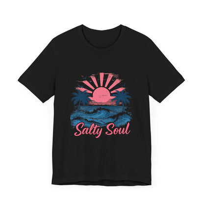 Retro Salty Soul Shirt, Summer Salty Soul T-shirt, Trendy Summer Shirt - PopCultureByDesign36