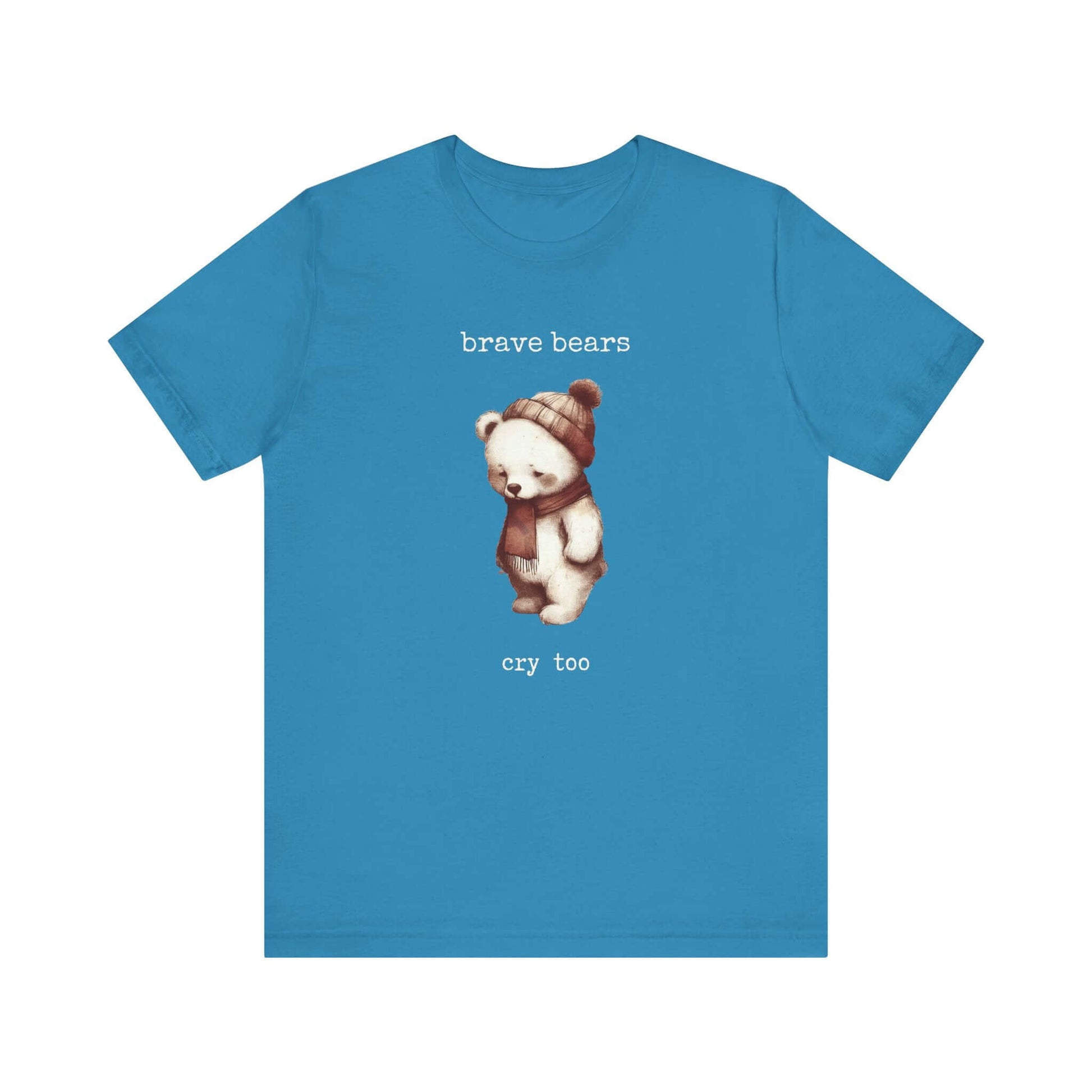 Brave Bears Cry Too Shirt, Vintage Bear Shirt, My tummy Hurts Shirt - PopCultureByDesign36