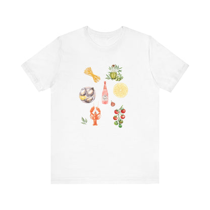 Italia Shirt, Coastal Grandma, Italian Summer Meal Tee - PopCultureByDesign36