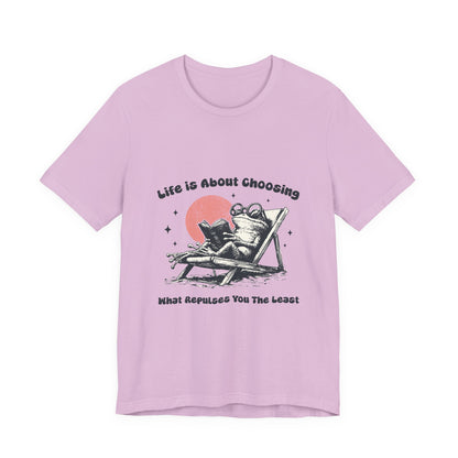 Funny Frog Reading Shirt, Sarcastic Frog Shirt, Frog with Glasses Shirt - PopCultureByDesign36