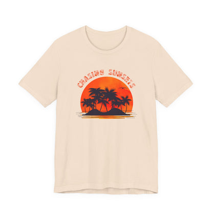 Vintage Palm Tree Shirt, Chasing Sunsets T-Shirt, Nature Shirt, Palm Beach Shirt - PopCultureByDesign36