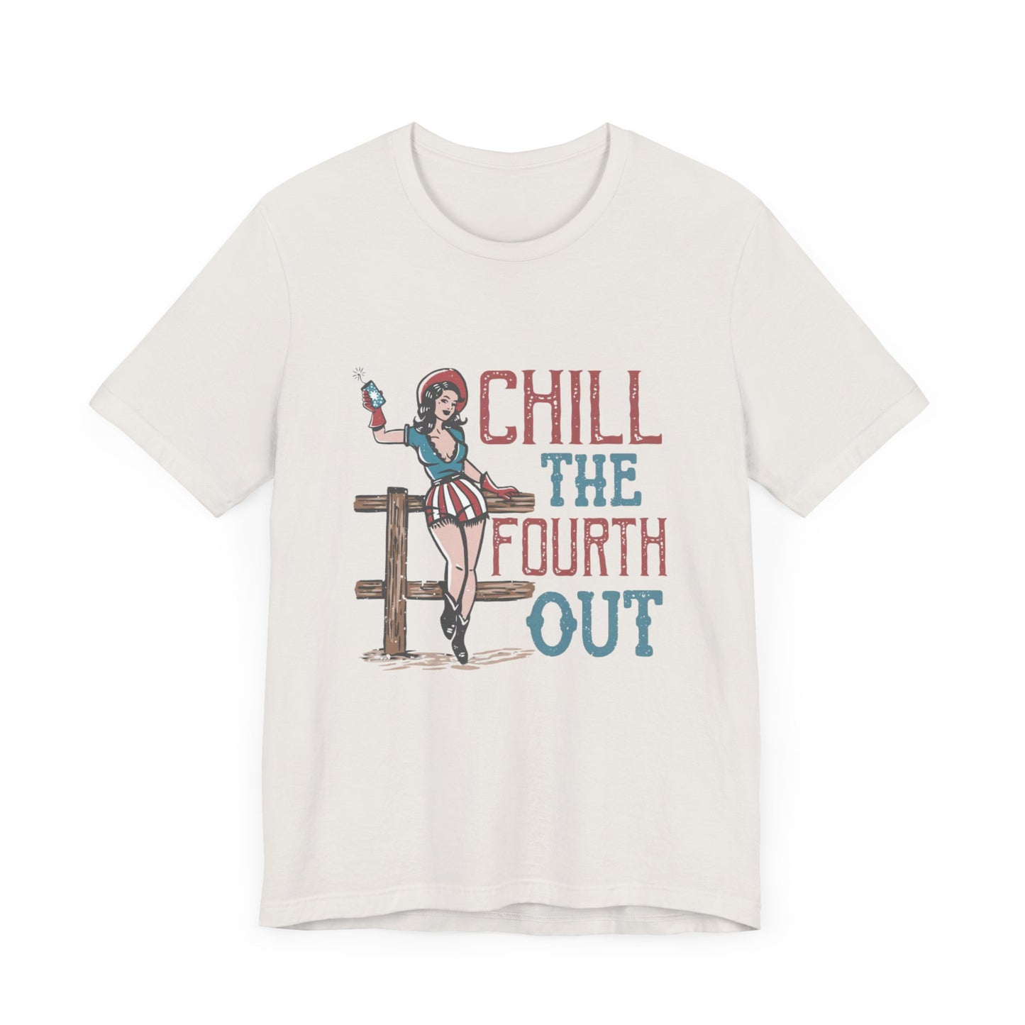 Cowgirl July 4th Retro Shirt, 4th of July Boho Independence Day Tee - PopCultureByDesign36