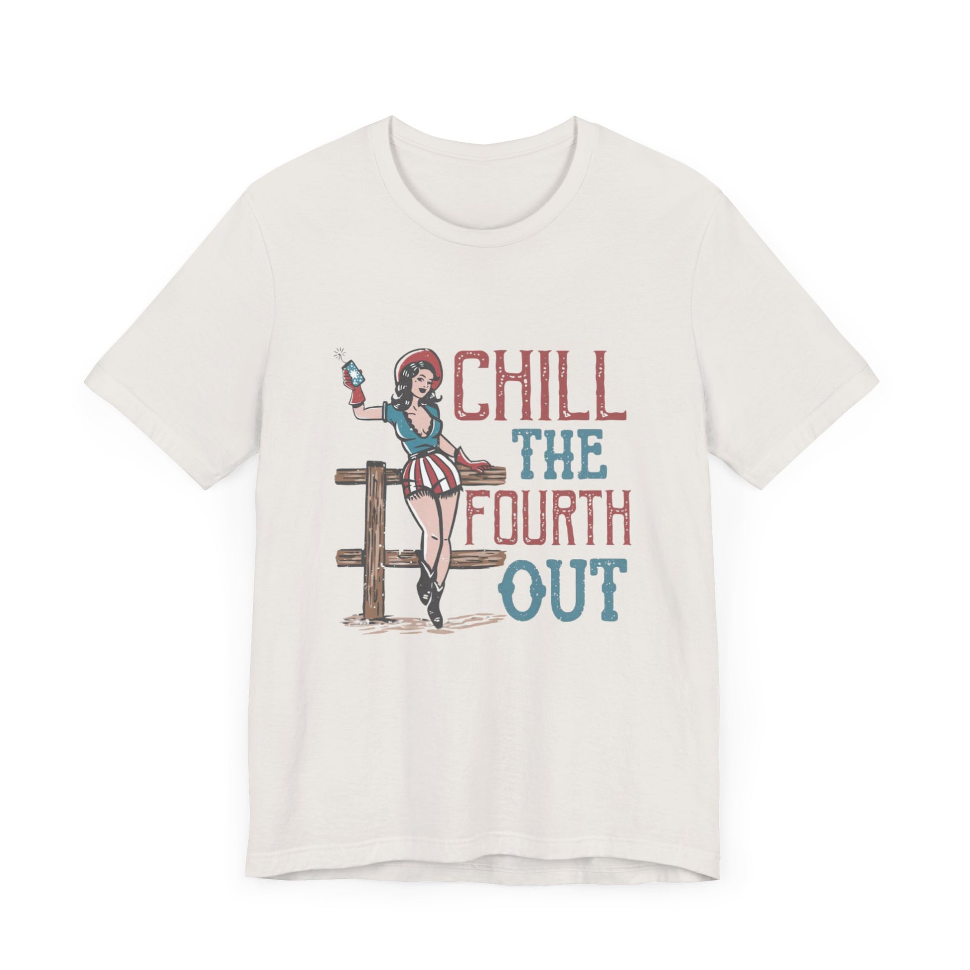 Cowgirl July 4th Retro Shirt, 4th of July Boho Independence Day Tee - PopCultureByDesign36