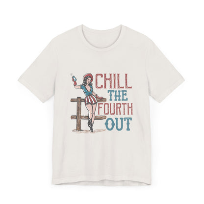 Cowgirl July 4th Retro Shirt, 4th of July Boho Independence Day Tee - PopCultureByDesign36