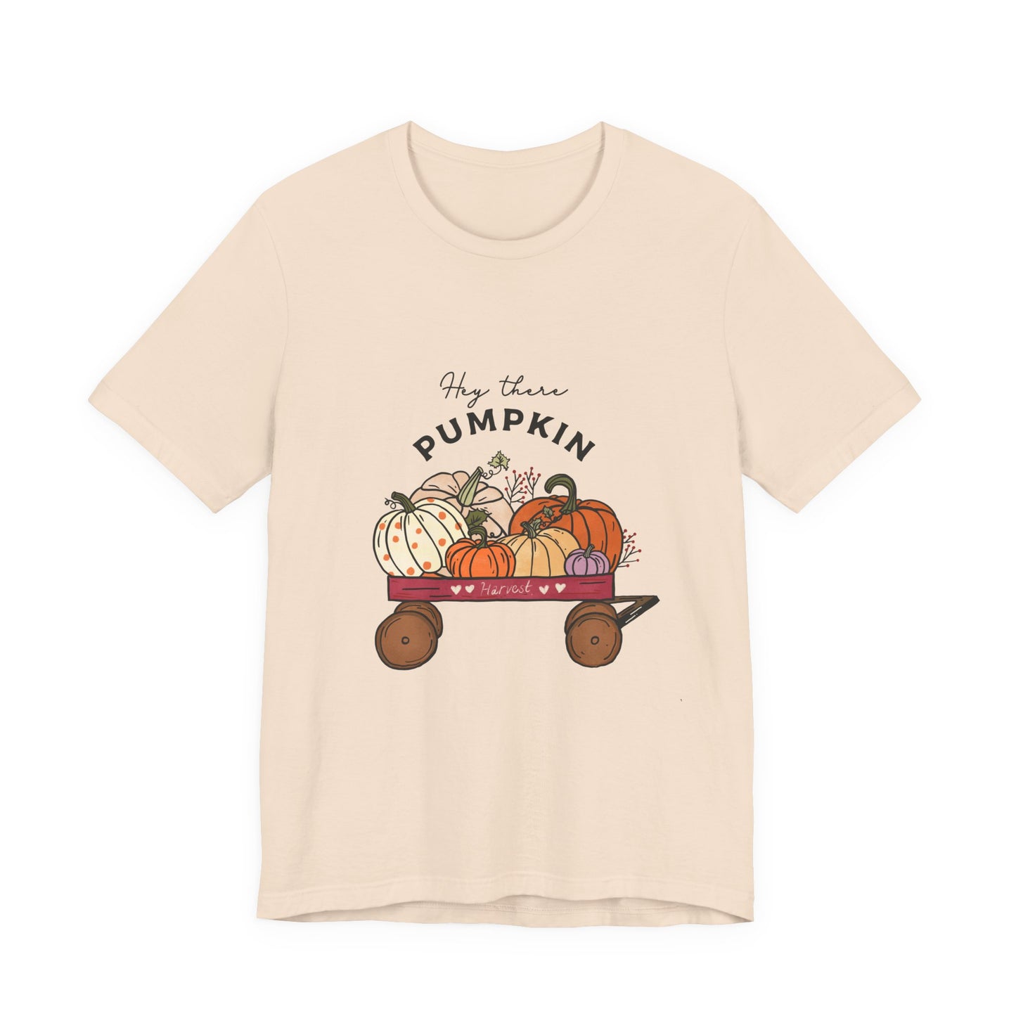 Hey There Pumpkin Unisex Tee, Autumn Halloween Pumpkin T-Shirt - PopCultureByDesign36