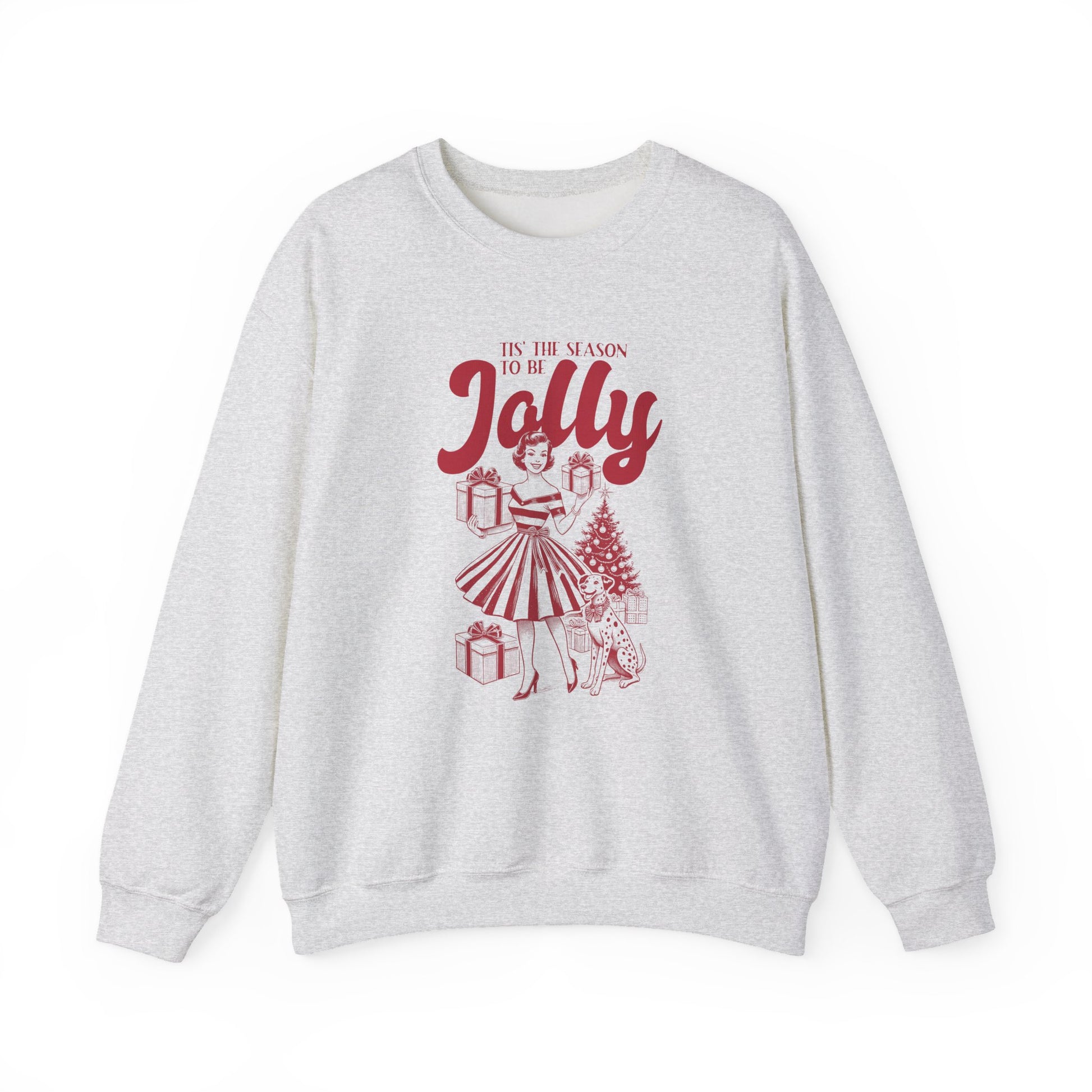Christmas Sweatshirt, Pin Up Girl Christmas, Christmas Jolly - PopCultureByDesign36